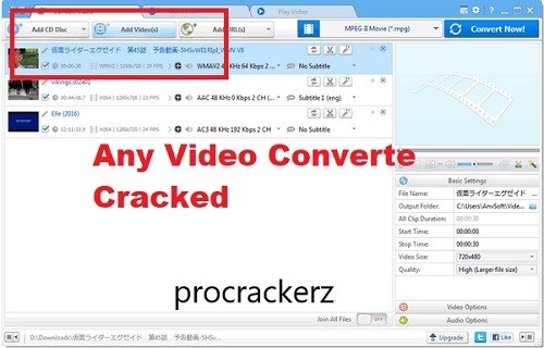 Any Video Converter Ultimate 8.2.5 Crack + Keygen Download 2024
